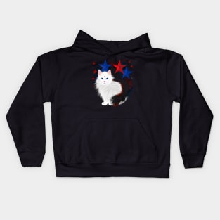 Patriotic Turkish Angora Kids Hoodie